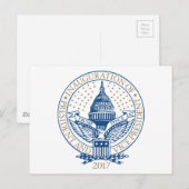 Carte Postale Inauguration du logo inaugural du président de Tru (Devant / Derrière)