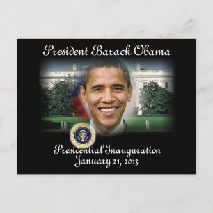 Carte Postale INauguration du PRÉSIDENT OBAMA 2013