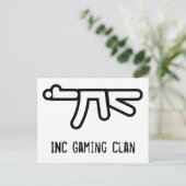 Carte postale INC AK-47 (Debout devant)