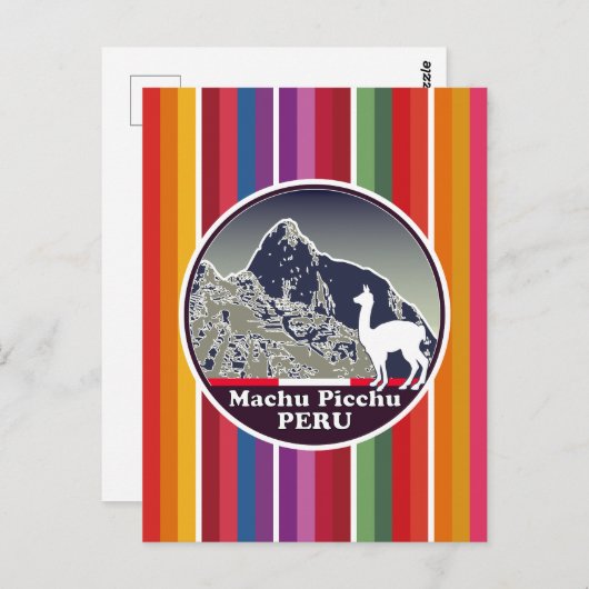 Carte Postale Inca Citadel Machu Picchu Cusco Peru (Devant / Derrière)