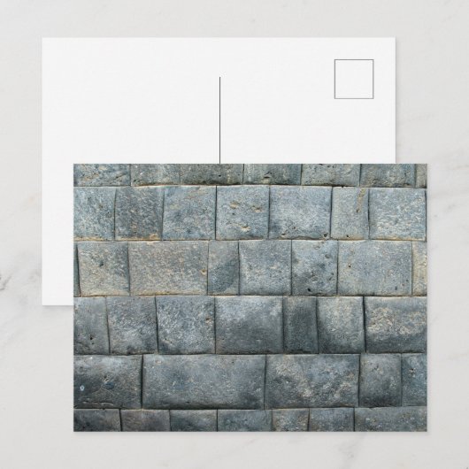 Carte Postale Inca wall (Devant / Derrière)