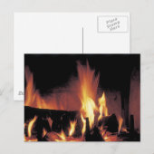 Carte Postale Incendie (Devant / Derrière)