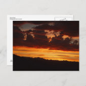 Carte Postale Incendie à Dusk (Devant / Derrière)