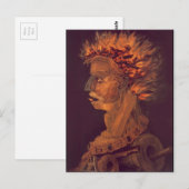 Carte Postale Incendie de Giuseppe Arcimboldo (Devant / Derrière)
