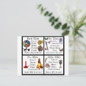 Carte Postale Incendie de l'air terrestre (Debout devant)