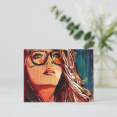 Carte Postale Incendie pluie (Debout devant)