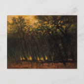 Carte Postale Incendies dans la forêt (par Laszlo Mednyanszky) (Devant)