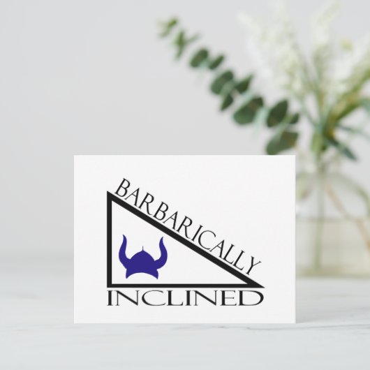 Carte Postale Inclination Barbare (Debout devant)