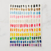 Carte Postale Inclus Fierté Drapeau Aquarelle Pour (Devant)