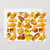 Carte Postale Inclusions de pierre ambre (Devant / Derrière)