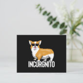 Carte Postale Incognito Corgi (Debout devant)