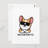 Carte Postale Incorgnito (Devant / Derrière)