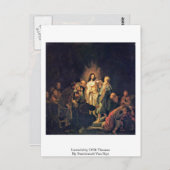 Carte Postale Incrédulité De St Thomas Par Rembrandt Van Rijn (Devant / Derrière)
