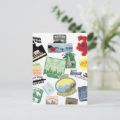 Carte Postale Incroyable Collage de Voyage (Debout devant)