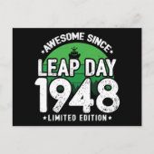 Carte Postale Incroyable Depuis 1948 Journée de l'Année Bisextil (Devant)