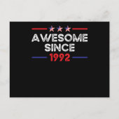 Carte Postale Incroyable depuis 1992 Cool America Année d'annive (Devant)