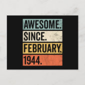 Carte Postale Incroyable depuis février 1944 Anniversaire (Devant)