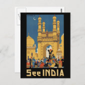 Carte Postale Inde (Devant / Derrière)