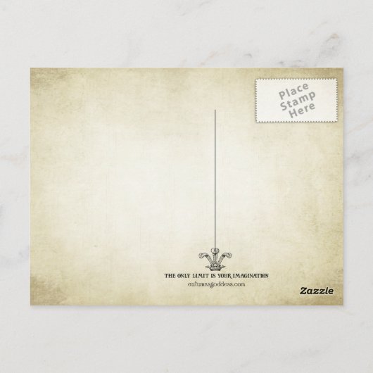 Carte postale Inde (Dos)