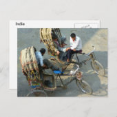 Carte Postale Inde (Devant / Derrière)