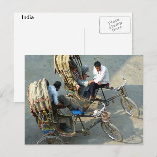 Carte Postale Inde (Devant / Derrière)