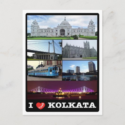 Carte Postale Inde - Calcutta - Mosaïque - (Devant)