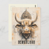 Carte Postale Inde du Bengaluru (Devant / Derrière)