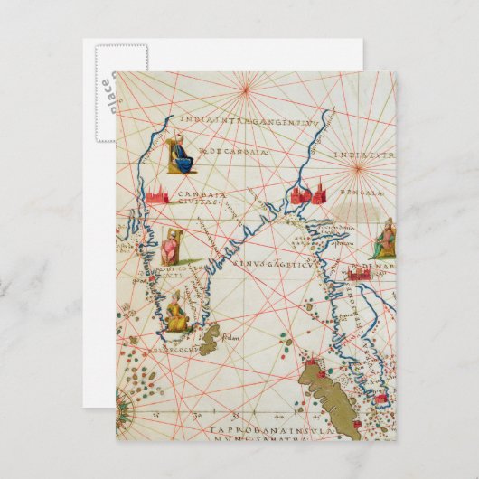 Carte Postale Inde et Malaisie (Devant / Derrière)