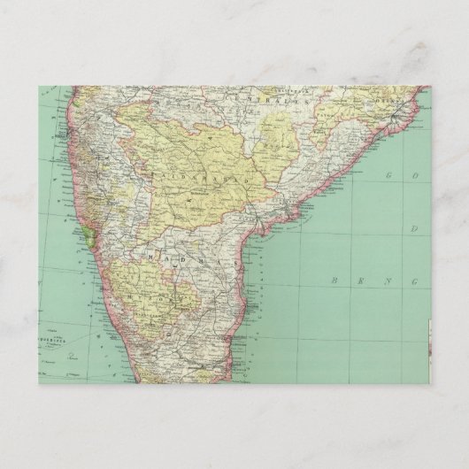 Carte Postale Inde et Sri Lanka 2 (Devant)