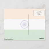 Carte Postale Inde, Inde (Dos)