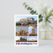 Carte Postale Inde - Jodhpur - I Love - (Debout devant)