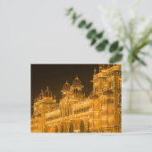 Carte Postale INDE, Karnataka, Mysore : Palais de Majaraja (b. 2 (Debout devant)
