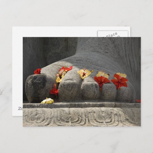 Carte Postale Inde, Mangalore, Karkala. Religion de Jains (Devant / Derrière)