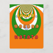 CARTE POSTALE INDE MATATA HAKUNA (Devant)