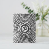 carte postale, inde, om mani padme hum (Debout devant)