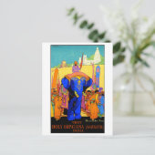 Carte Postale Inde, saint Isipatana, éléphant bleu, vintage (Debout devant)