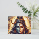 Carte Postale Inde Tourisme Voyage Ajout Vintage (Debout devant)