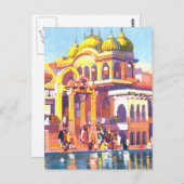 Carte Postale Inde vintage (Devant / Derrière)