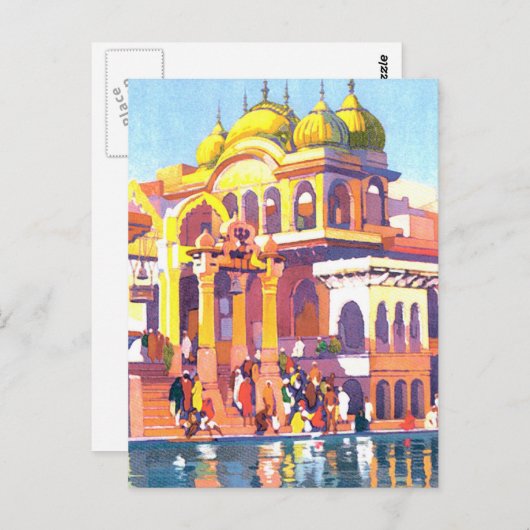 Carte Postale Inde vintage (Devant / Derrière)