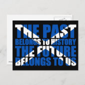 Carte Postale Indépendance écossaise : l'avenir nous appartient, (Devant / Derrière)