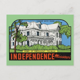 Carte postale Indépendance, Missouri