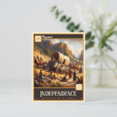 Carte Postale Indépendance, Missouri | VINTAGE (Debout devant)