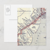 Carte Postale Index des plaques d'arpentage des routes (Devant / Derrière)