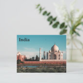 Carte Postale India Vintage Tourism Travel Add (Debout devant)