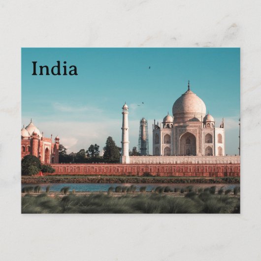 Carte Postale India Vintage Tourism Travel Add (Devant)