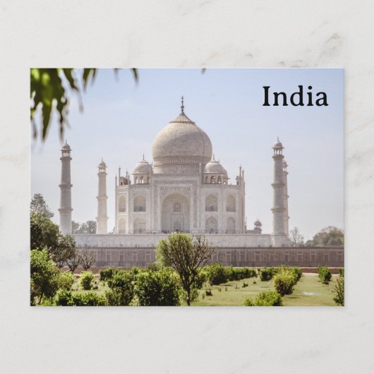 Carte Postale India Vintage Tourism Travel Add (Devant)