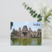Carte Postale India Vintage Tourism Travel Add (Debout devant)