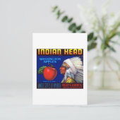 Carte Postale Indian Head Washington Apples (Debout devant)