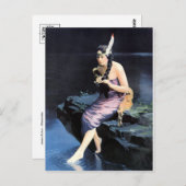 Carte Postale Indian Maidens 1920 (Devant / Derrière)