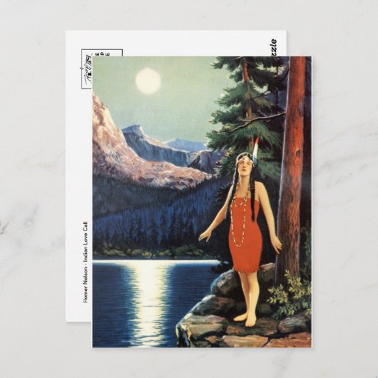 Carte Postale Indian Maidens 1920 (Devant / Derrière)